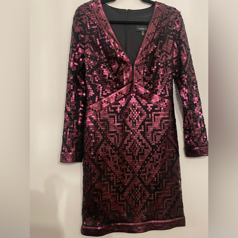 Tadashi Shoji Sequins Dress